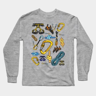 Climbing Gear Long Sleeve T-Shirt